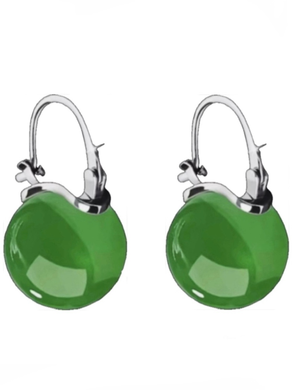 KATE SPADE NEW YORK ♠️ kelly green bauble drop earrings 🟢